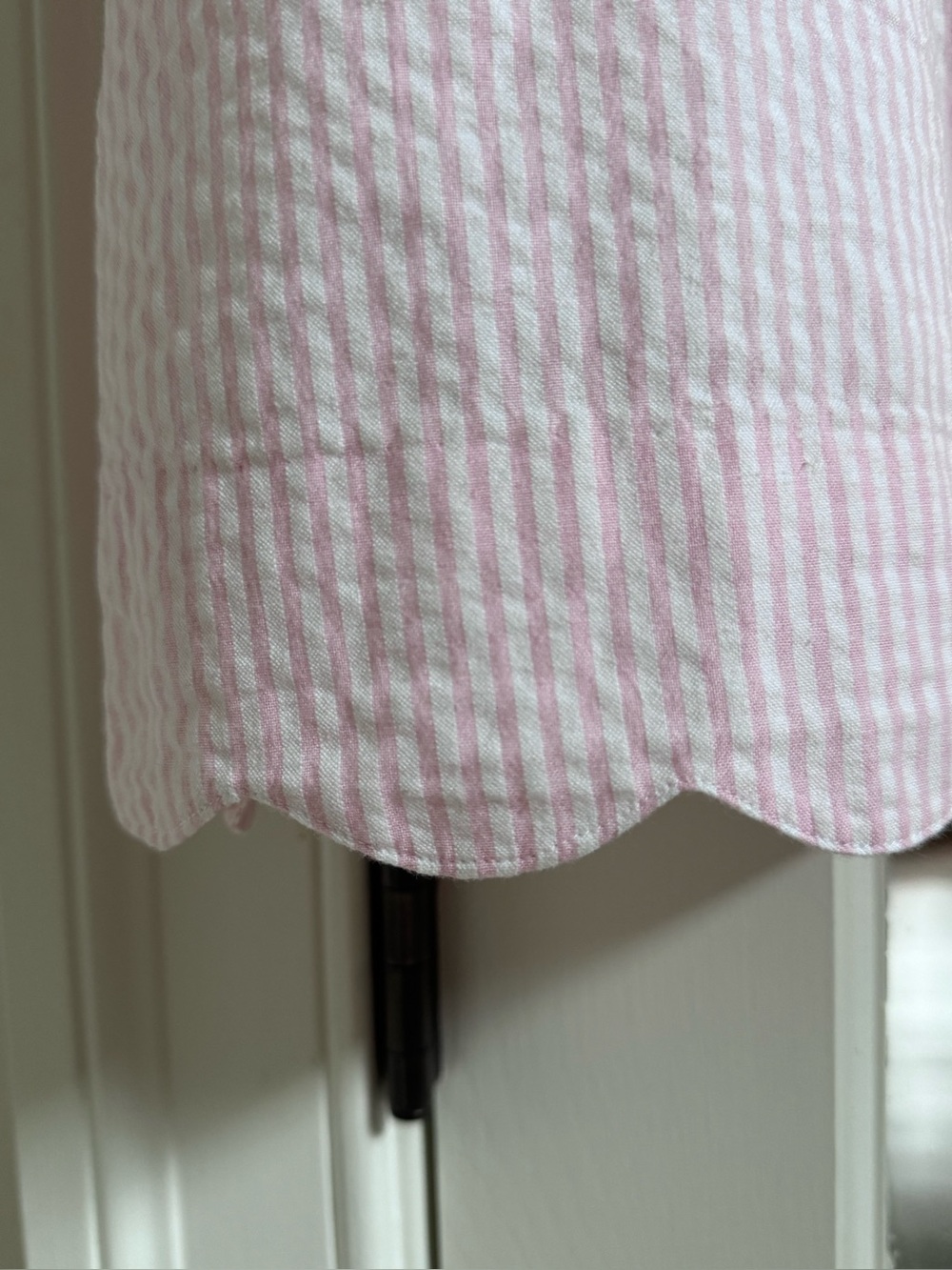 NWT Vineyard Vines Pink and White Seersucker dress - Picture 5 of 12